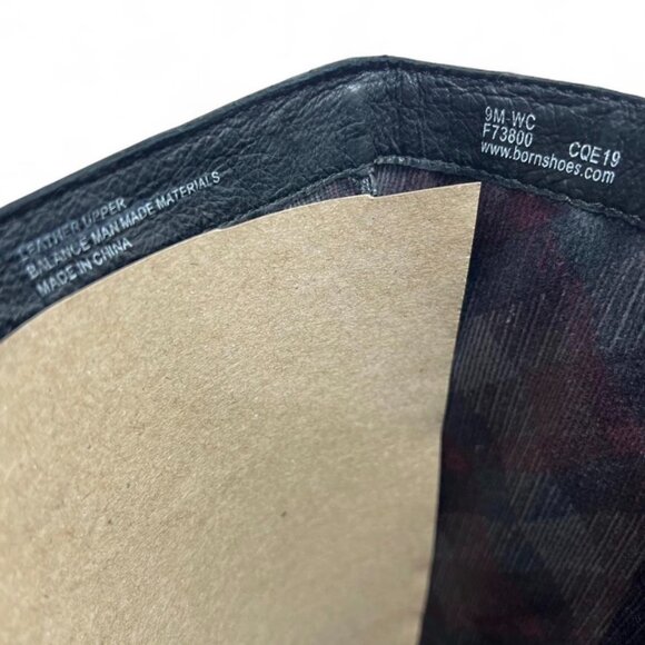 Børn Wide Calf Knee High Tall Uchee Boots Leather Suede Black 9M New - Picture 6 of 7